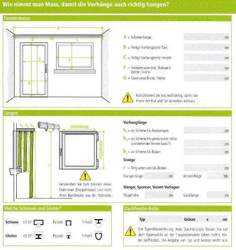 vorhängemassnehmen